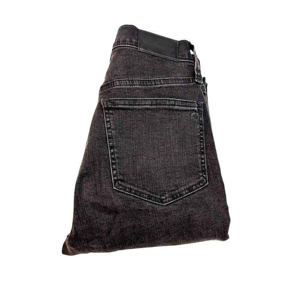 Madewell 11" High-Rise Skinny Denim Jeans Black Charcoal Size 26